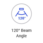 120 degree angle LED puck light